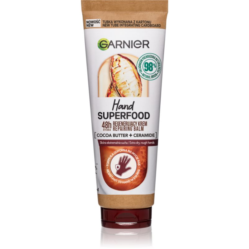 Garnier Hand Superfood regeneráló kézkrém kakaóval 75 ml