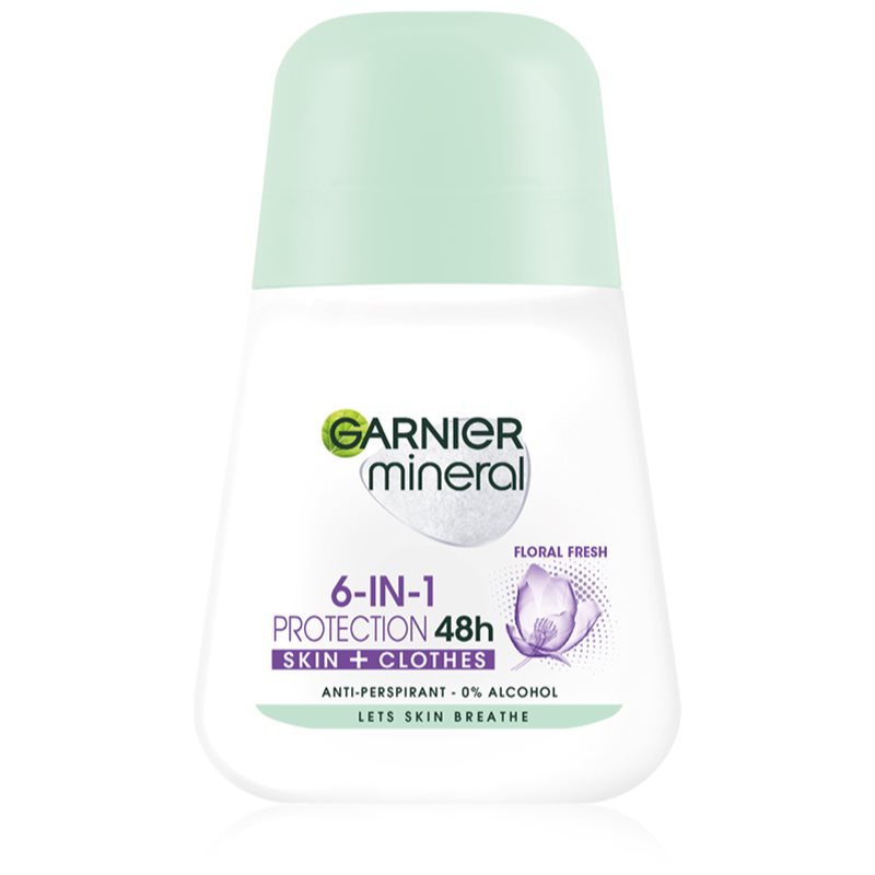 Garnier Mineral 5 Protection izzadásgátló golyós dezodor (Floral Fresh) 50 ml-Eredeti
