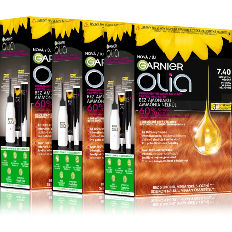 Garnier Olia Big Kit tartós hajfesték takarékos kiszerelés-ár