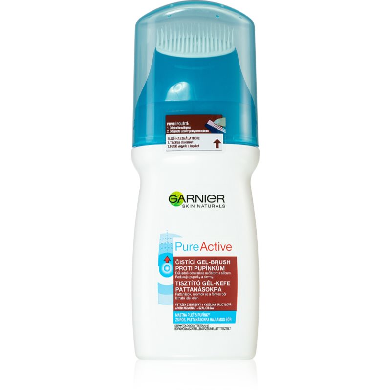 Garnier Pure Active tisztító gél-kefe pattanásokra 150 ml-Eredeti