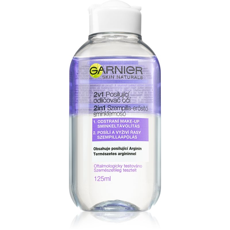 Garnier Skin Naturals 2 az 1-ben szempilla-erősítő sminklemosó 125 ml-Eredeti