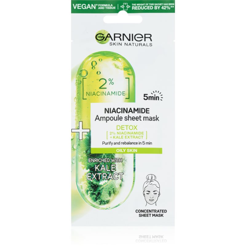 Garnier Skin Naturals Ampoule Sheet Mask arcmaszk tisztító és frissítő hatással 15 g-Ár
