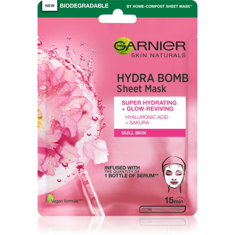Garnier Skin Naturals Hydra Bomb arcmaszk bőrvilágosító hatással 28 g-Ár
