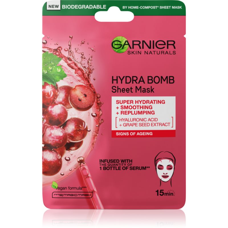 Garnier Skin Naturals Hydra Bomb kisimító gézmaszk 28 g-Ár