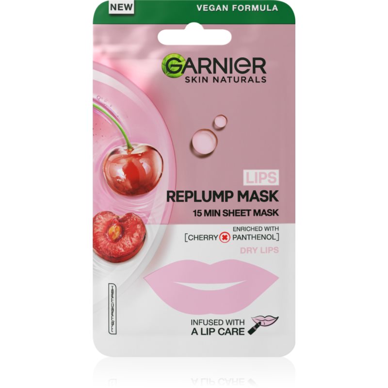 Garnier Skin Naturals Lips Replump Mask feltöltő maszk az ajkakra 5 g-Ár