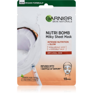 Garnier Skin Naturals Nutri Bomb tápláló gézmaszk az élénk bőrért 28 g-Eredeti