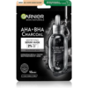 Garnier Skin Naturals Pure Charcoal fekete textil maszk tengeri alga kivonat 28 g-Eredeti