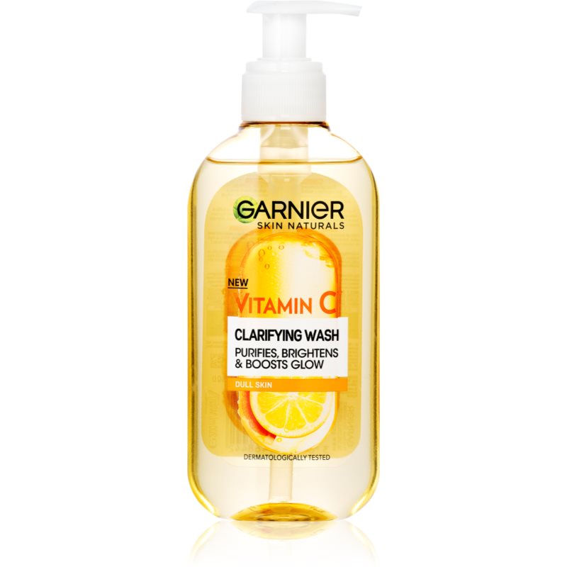 Garnier Skin Naturals Vitamin C Fényesítő tisztító gél az arcra 200 ml-Ár