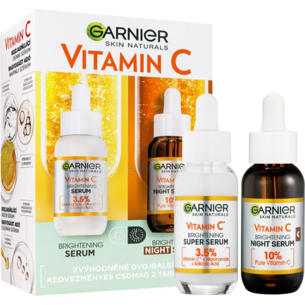 Garnier Skin Naturals Vitamin C arcápoló szett 2 x 30 ml-Ár