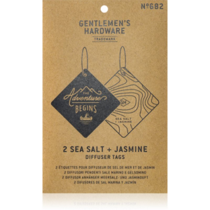 Gentlemen's Hardware Sea Salt & Jasmine lógó autóillatosító 2 db-ár