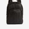 Geox Black Mens Leather Backpack - Men