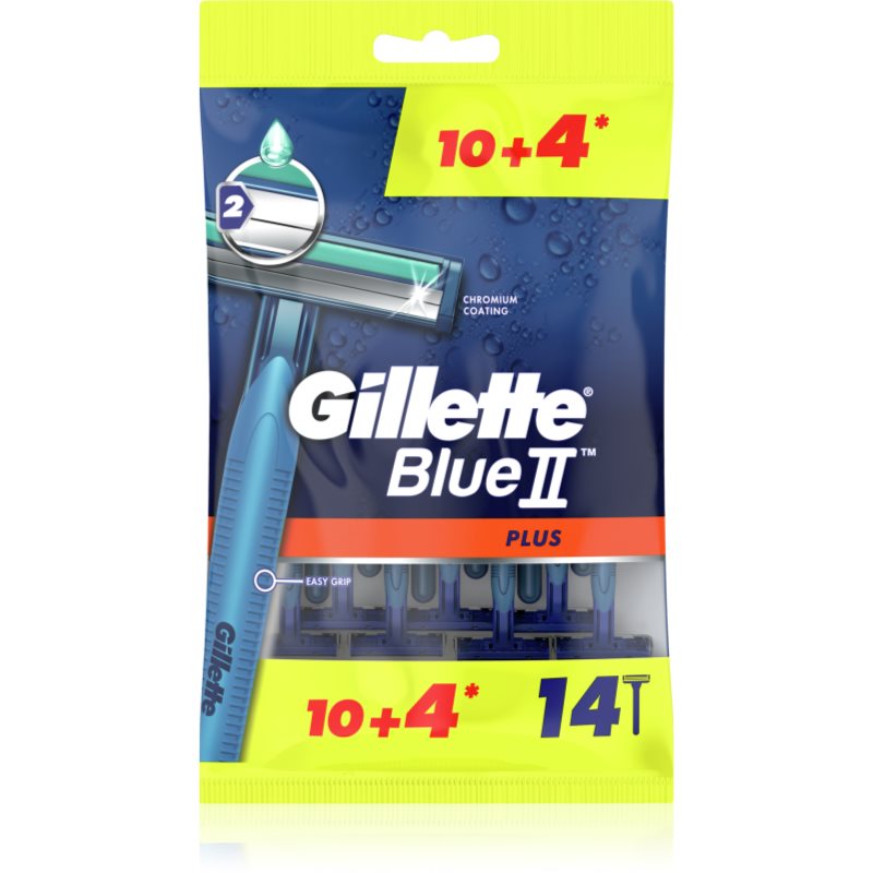 Gillette Blue II Plus eldobható borotvák uraknak 14 db-Ár