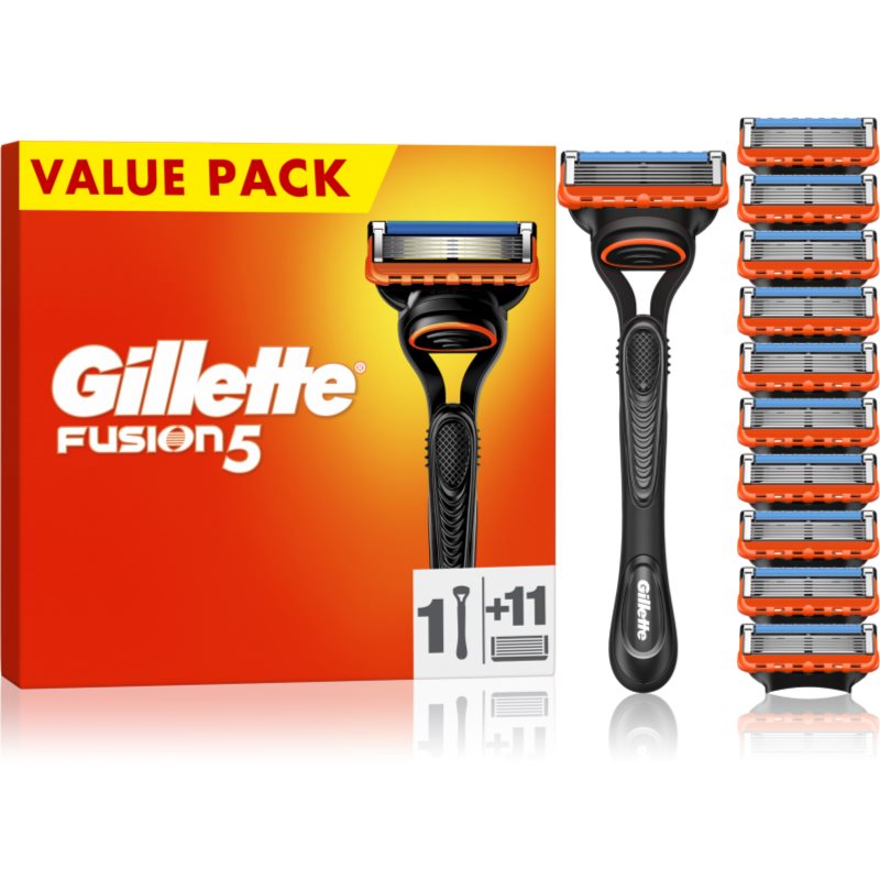 Gillette Fusion5 borotva + tartalék pengék 11 db-Eredeti