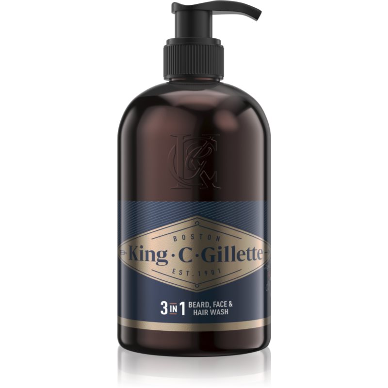 Gillette King C. Beard & Face Wash szakáll sampon 350 ml-Ár