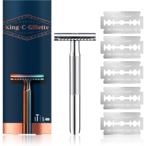 Gillette King C. Double Edge borotva + cserepenge 5 db-Ár