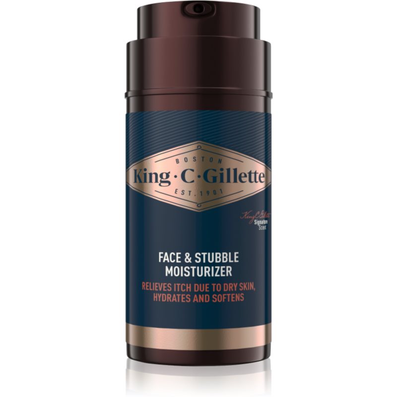 Gillette King C. Face & Stubble Moisturizer arc és szakáll hidratáló krém uraknak 100 ml-Ár
