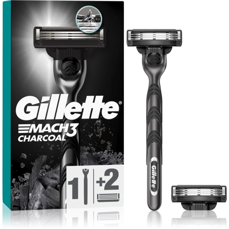Gillette Mach3 Charcoal borotva + tartalék pengék 2 db-Ár