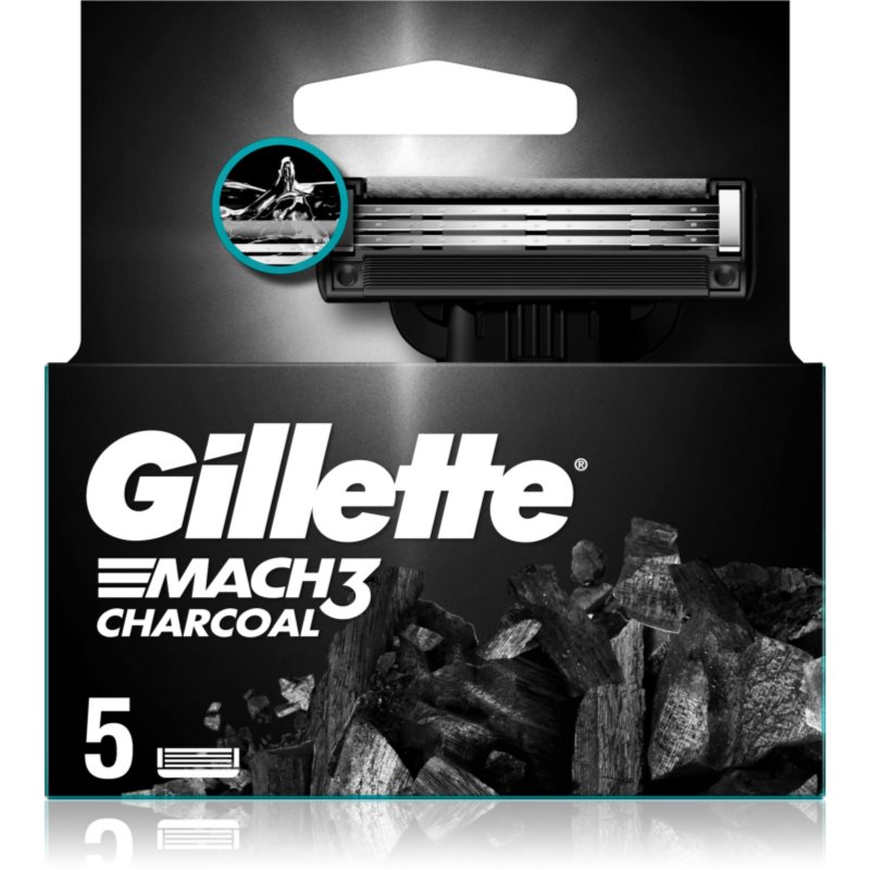 Gillette Mach3 Charcoal tartalék pengék 5 db-Ár