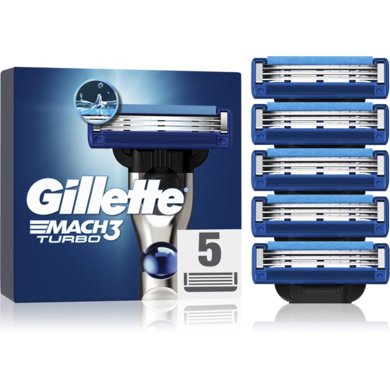 Gillette Mach3 Turbo tartalék kefék 5 db-Ár