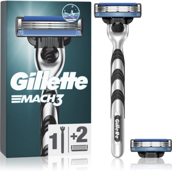 Gillette Mach3 borotva + tartalék pengék 2 db-Ár