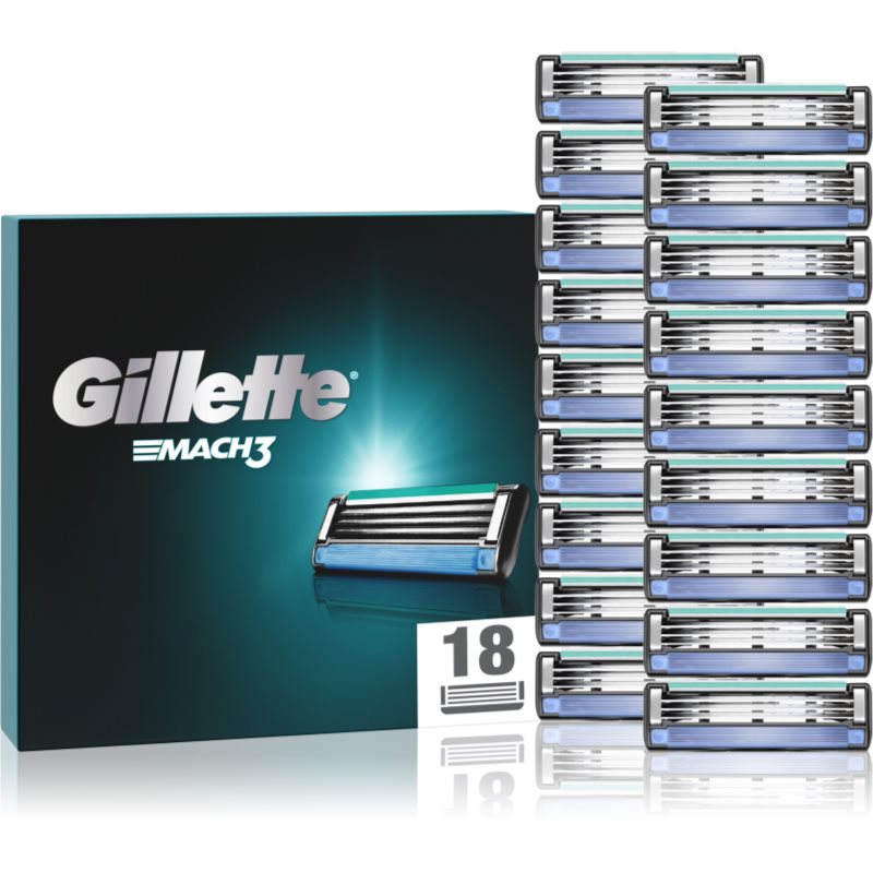 Gillette Mach3 tartalék pengék 18 db-Ár