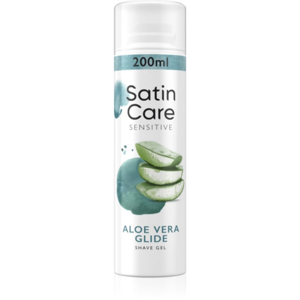 Gillette Satin Care Aloe Vera borotválkozási gél hölgyeknek 200 ml-Eredeti
