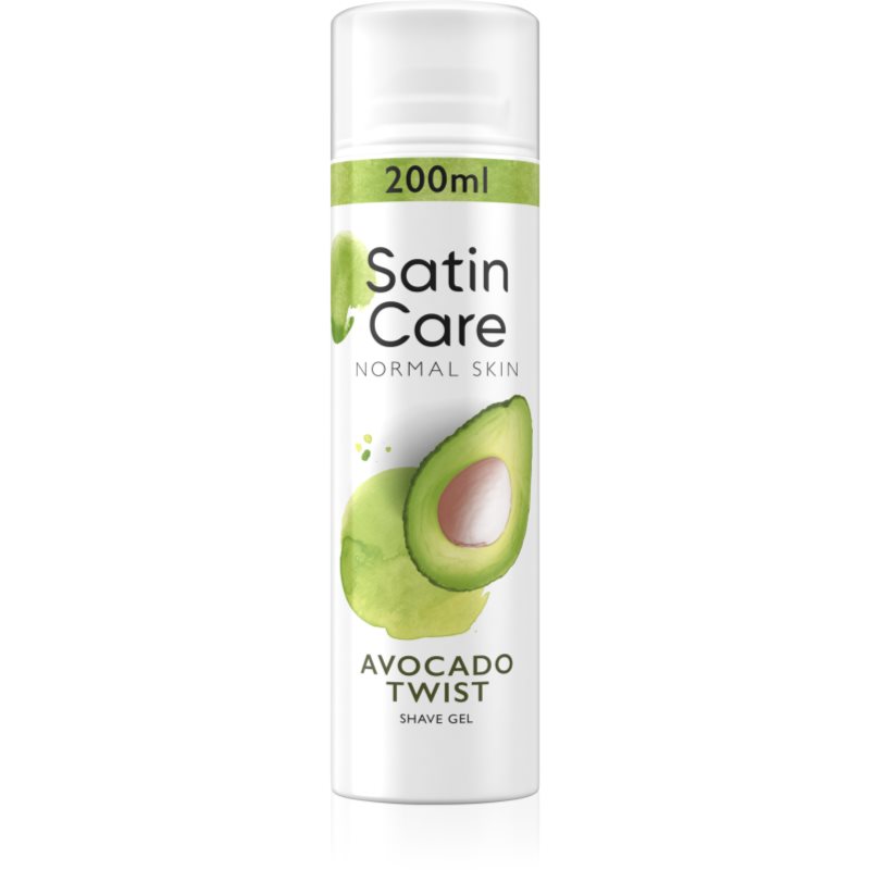 Gillette Satin Care Avocado Twist borotválkozási gél hölgyeknek 200 ml-Eredeti