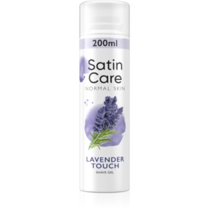 Gillette Satin Care Lavender Touch borotválkozási gél hölgyeknek 200 ml-Eredeti