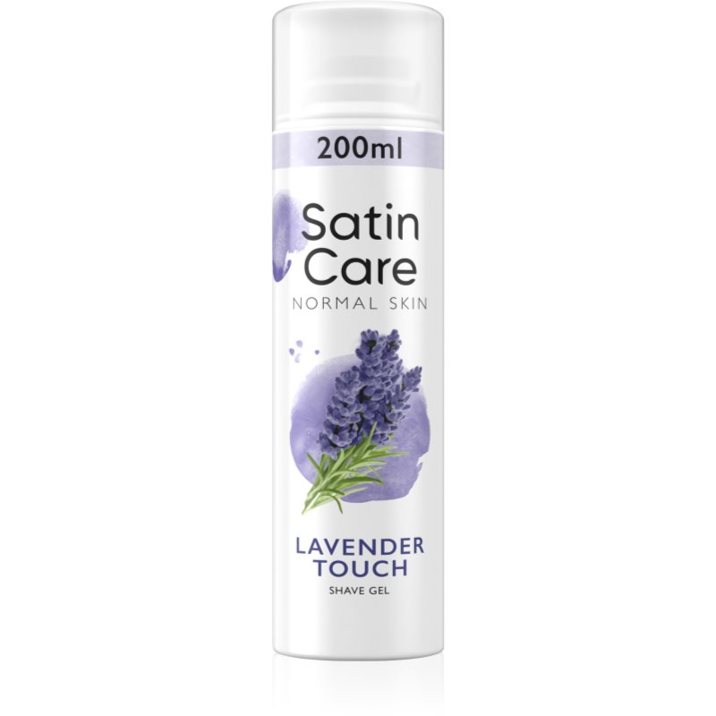 Gillette Satin Care Lavender Touch borotválkozási gél hölgyeknek 200 ml-Eredeti