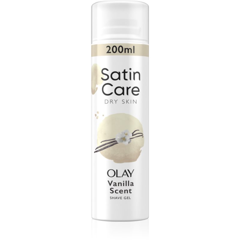 Gillette Satin Care Olay Vanilla Dream borotválkozási gél 200 ml-Eredeti