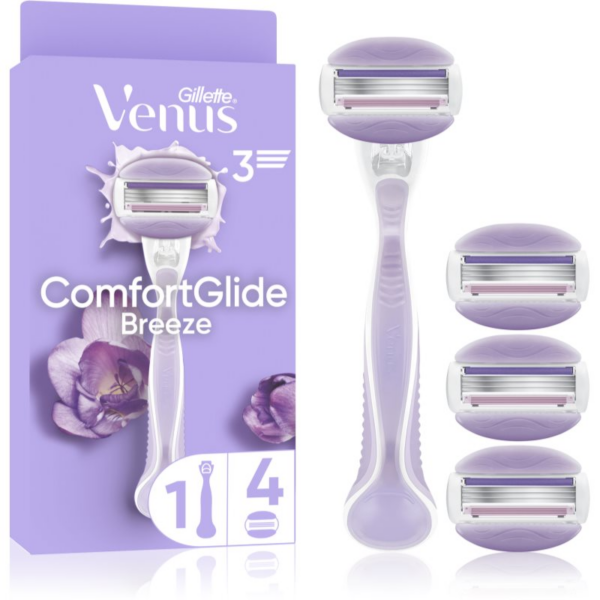 Gillette Venus ComfortGlide Breeze borotva + tartalék pengék 4 db-ár