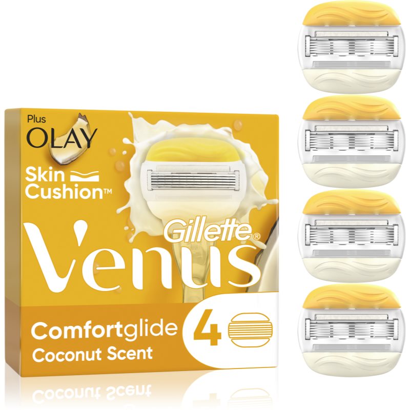 Gillette Venus ComfortGlide Olay Coconut tartalék pengék 4 db-Eredeti