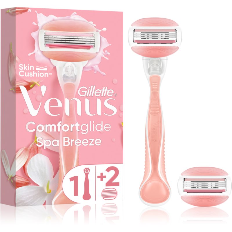 Gillette Venus ComfortGlide Spa Breeze borotva + 2 tartalékfej 1 db-Eredeti