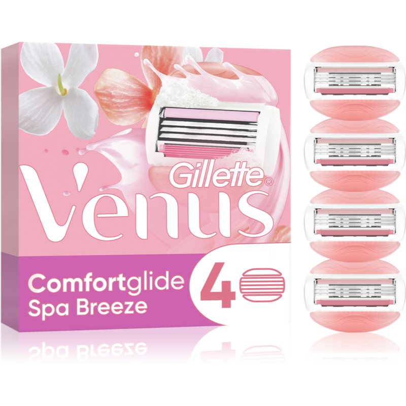 Gillette Venus ComfortGlide Spa Breeze tartalék pengék 4 db-Eredeti