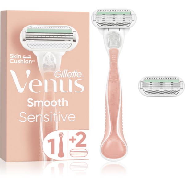 Gillette Venus Sensitive Smooth Borotva + 2 tartalék fej-Ár