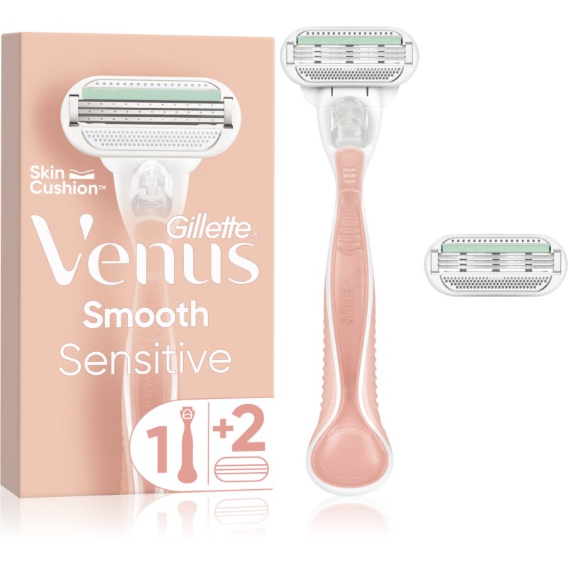 Gillette Venus Sensitive Smooth Borotva + 2 tartalék fej-Ár