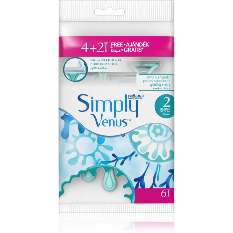 Gillette Venus Simply eldobható borotvák 6 db-Ár