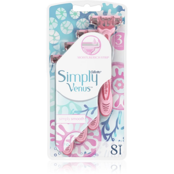 Gillette Venus Simply eldobható borotvák 8 db-Eredeti