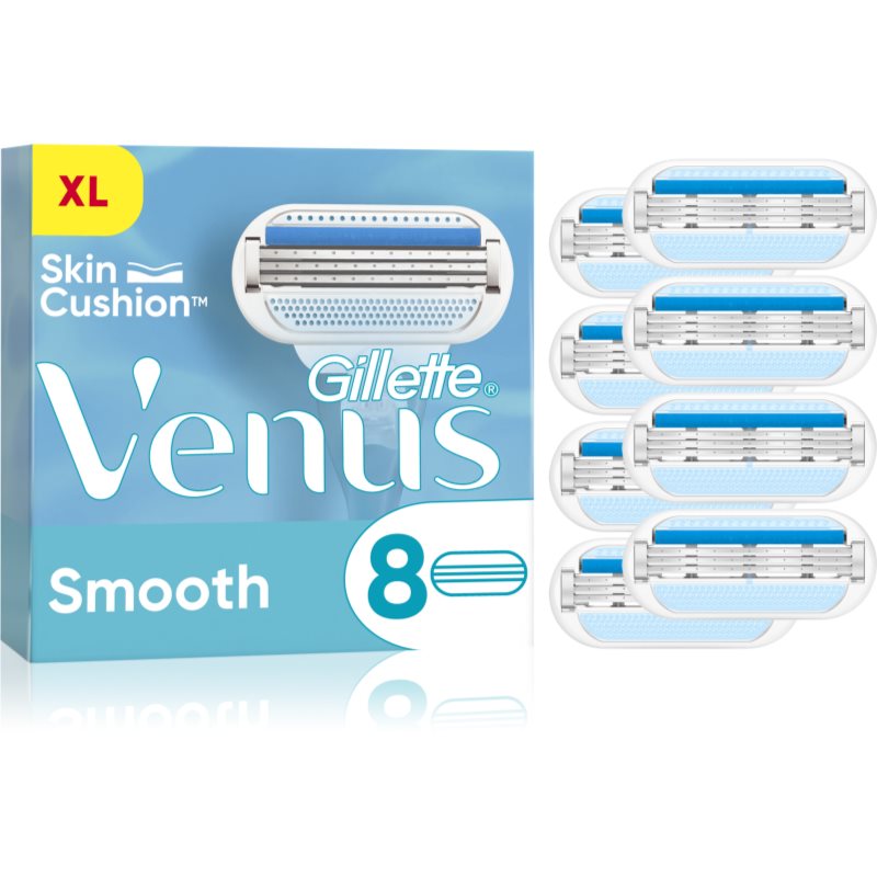 Gillette Venus Smooth tartalék kefék 8 db-Eredeti