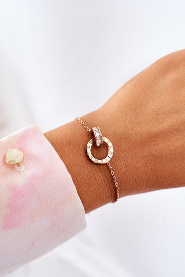 Giorgio&Dario Lánc karkötő Cubic cirkónia Rose Gold