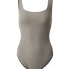 Girlfriend Collective Sportbody  khaki-Ár