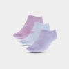 Girls' Casual Ankle Socks (3Pack) 4F - Multicolored