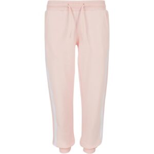 Girls' College Contrast Sweatpants Pink/White/Pink