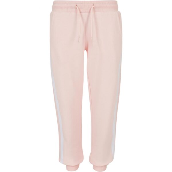 Girls' College Contrast Sweatpants Pink/White/Pink