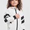 Girls' Crinkle Batwing Jacket White/Black