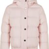 Girl's Hooded Puffer Jacket - Pink