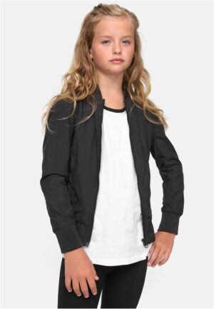 Girl's Light Bomber Jacket black