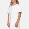 Girls' Organic Oversized T-Shirt White