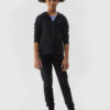 Girls' Sweatshirt with Hoodie 4F - Black