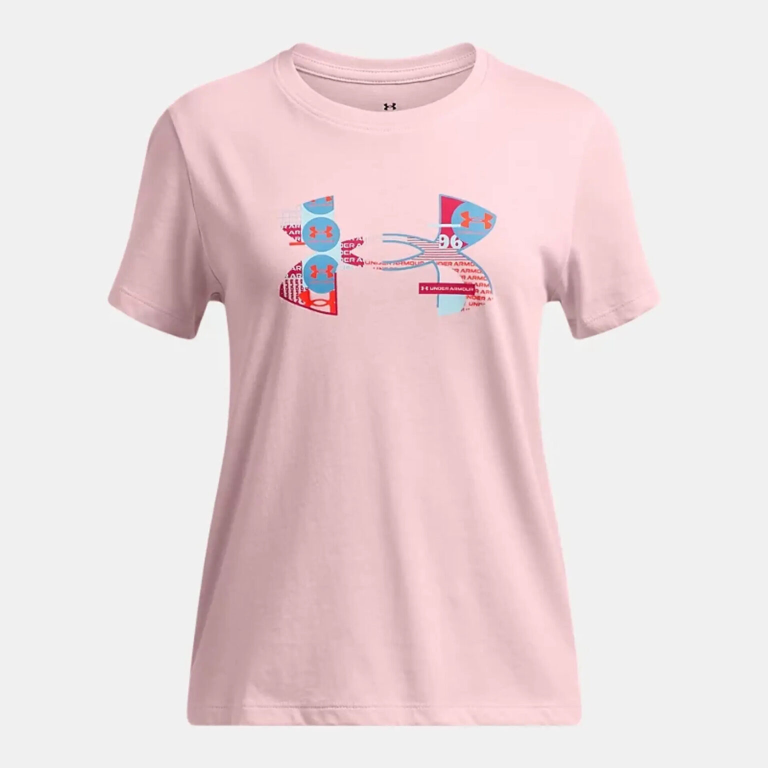 Girl's T-shirt Under Armour Big Logo Fill SS